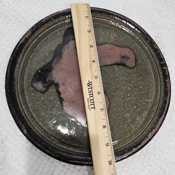 Hagar Signed Handcrafted Pottery Plate - Picture 2 of 5